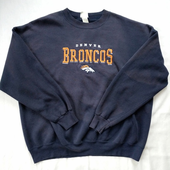Vintage Denver Broncos Lee 90s Crew Sweatshirt XXL - Picture 2 of 5